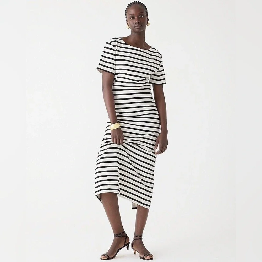 Classic mariner cloth dress in stripe - Picture 1 of 11